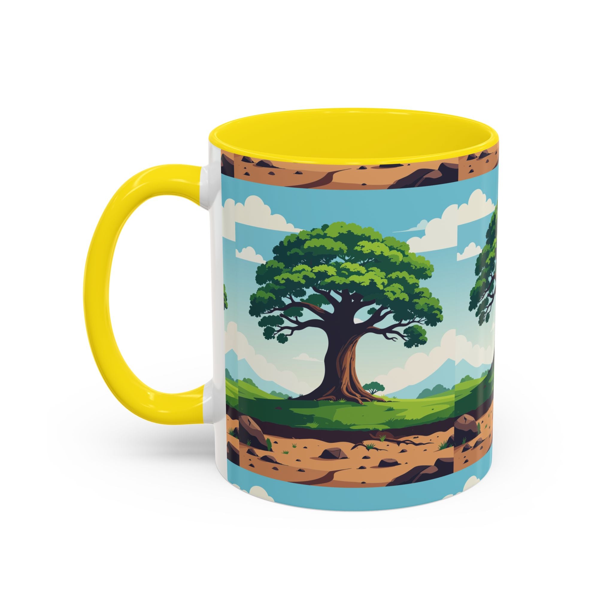 Oak Tree Scenic Accent Coffee Mug Nature Landscape 11/15oz
