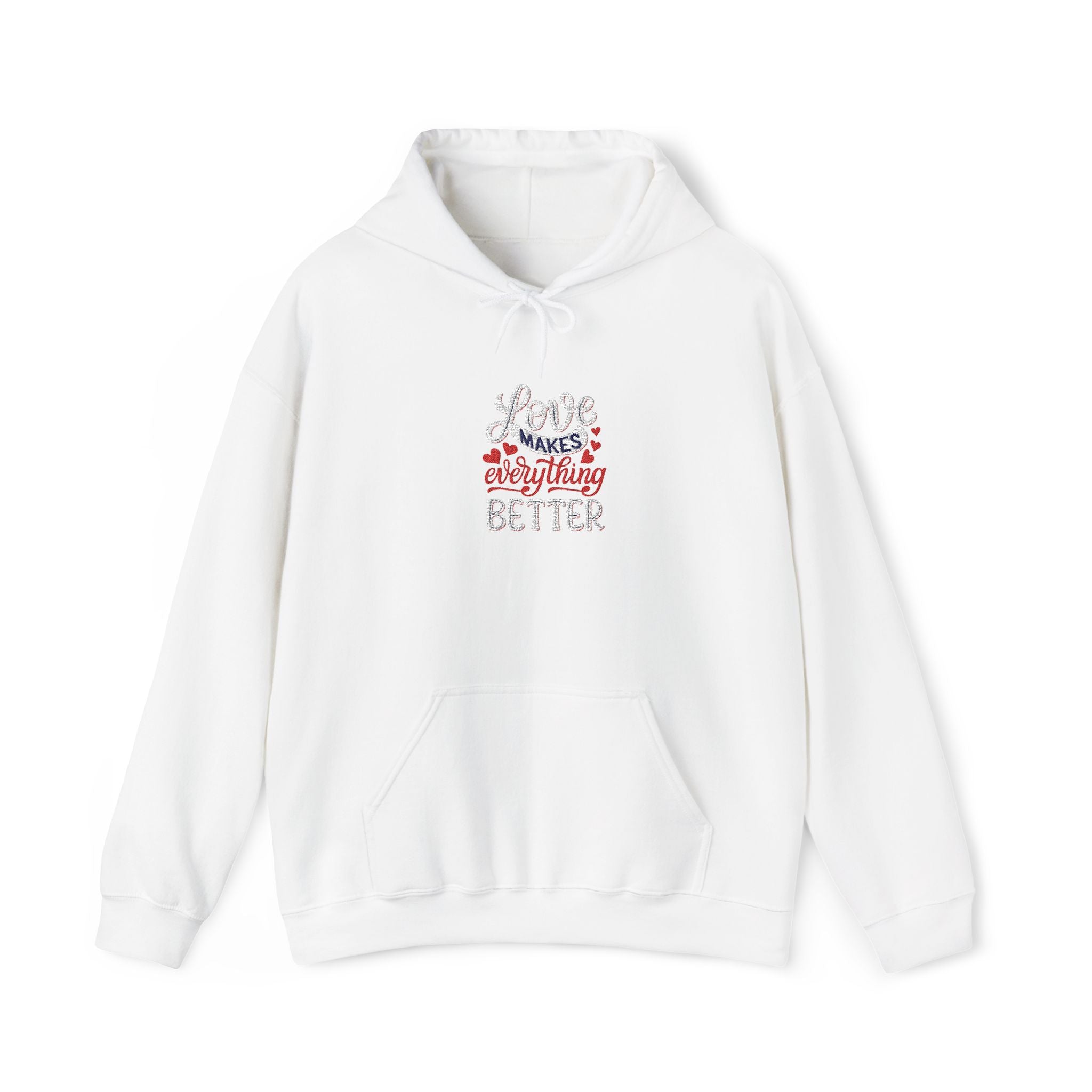 Hoodie Cottagecore Floral " Love Makes Everything Better" Graphic Hoodie