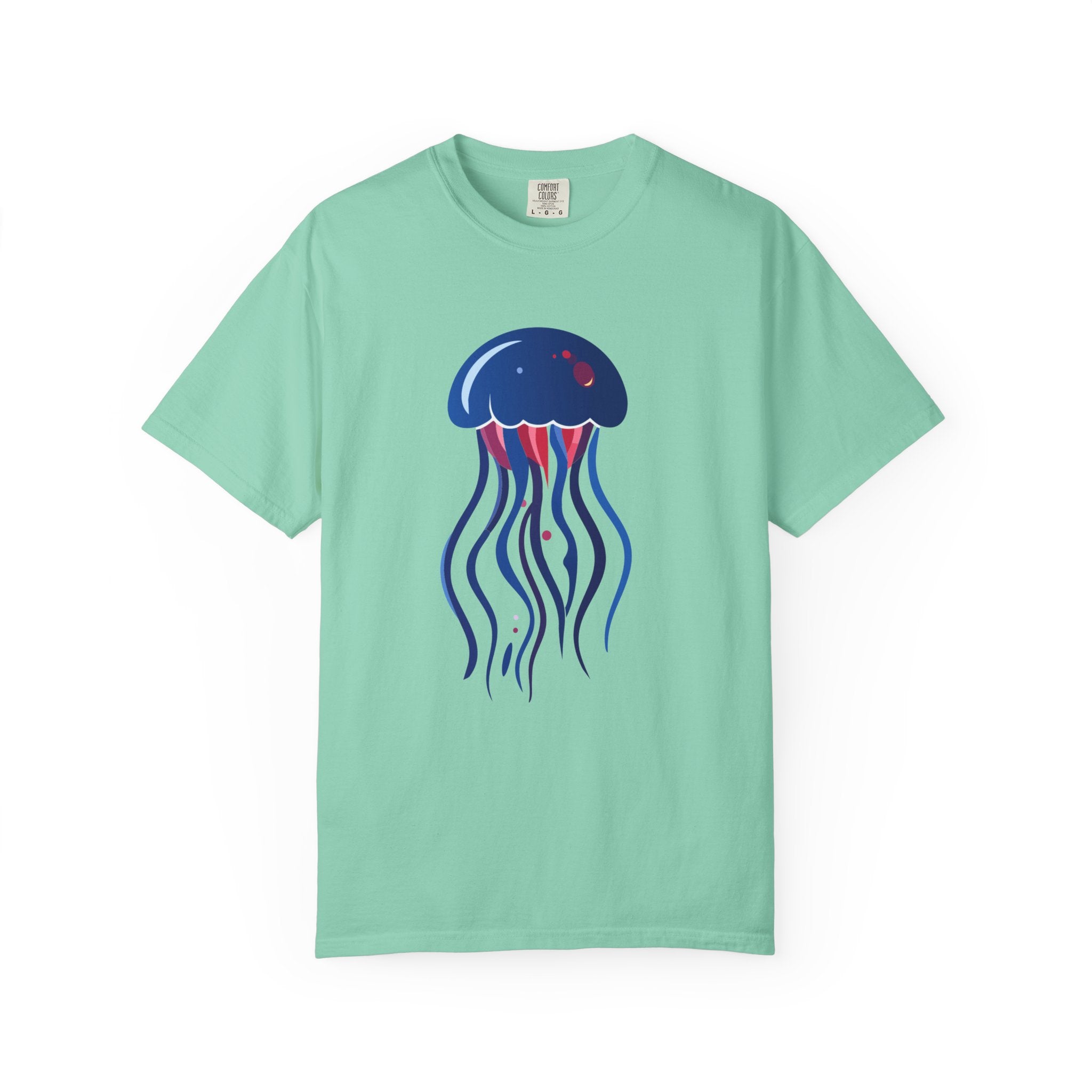 Jellyfish Graphic T-Shirt Nautical Ocean Sea Life Tee