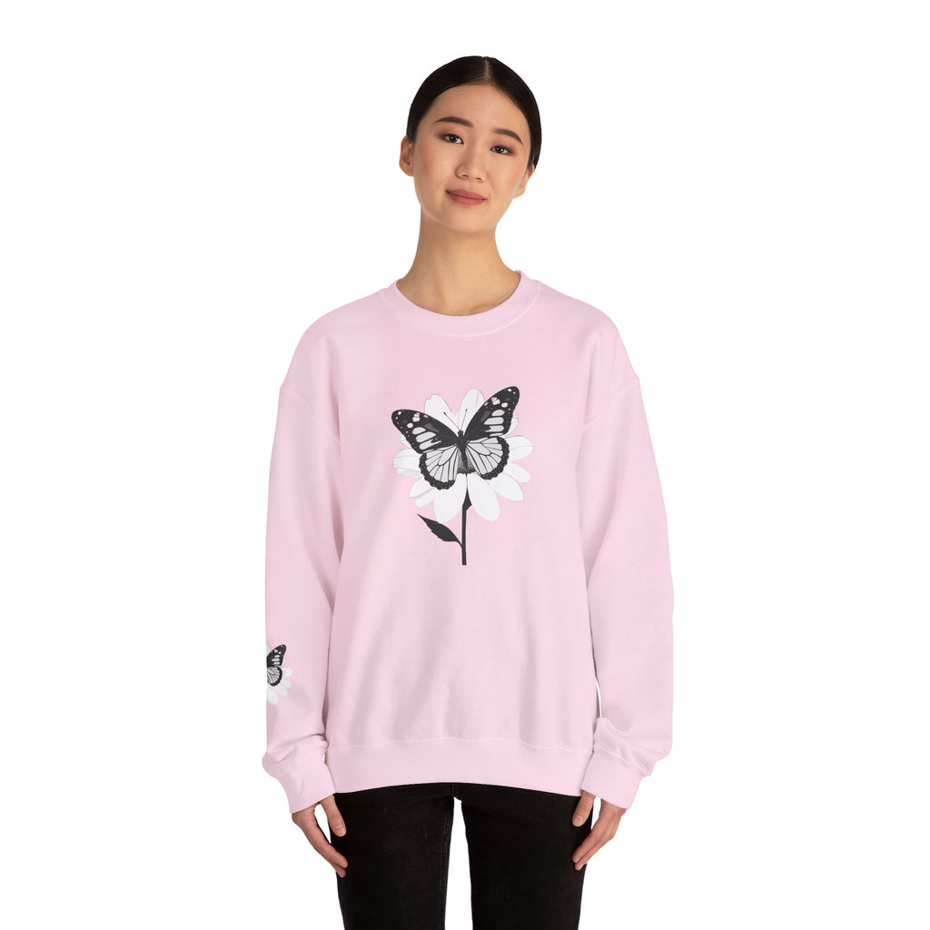 Butterfly Bloom Crewneck Sweatshirt Quiet Poise Edition