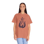 Flame Emblem T-Shirt Minimal Fire Graphic Tee