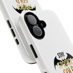 Stay Spooky Gold Phone Case Halloween Bat Design