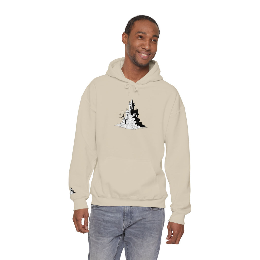Hoodie Minimal Black Tree Silhouette Hoodie (Nature-Inspired Graphic)