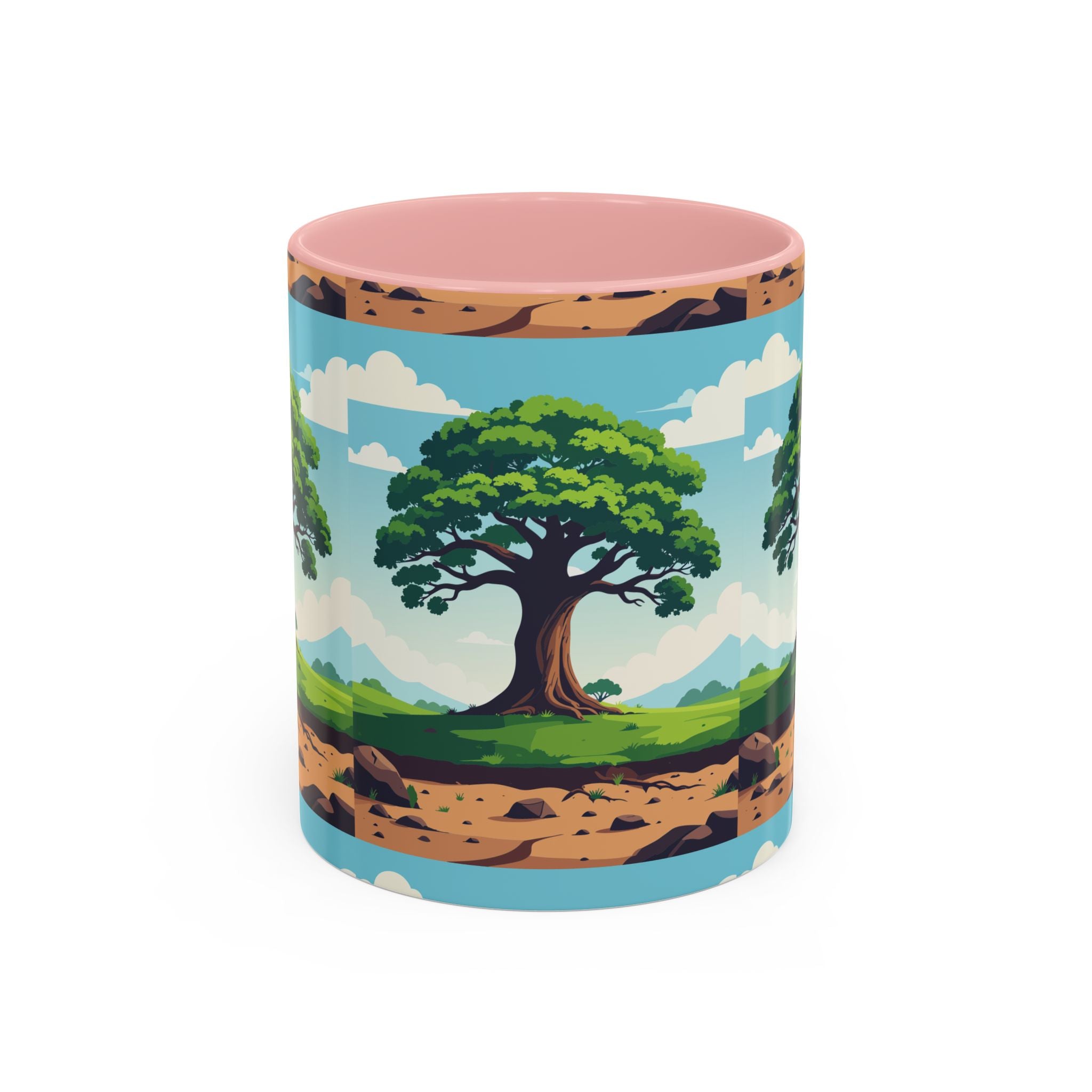 Oak Tree Scenic Accent Coffee Mug Nature Landscape 11/15oz