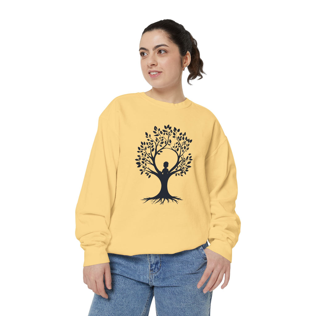 Tree of Life Sweatshirt Yoga Meditation Spiritual Crewneck