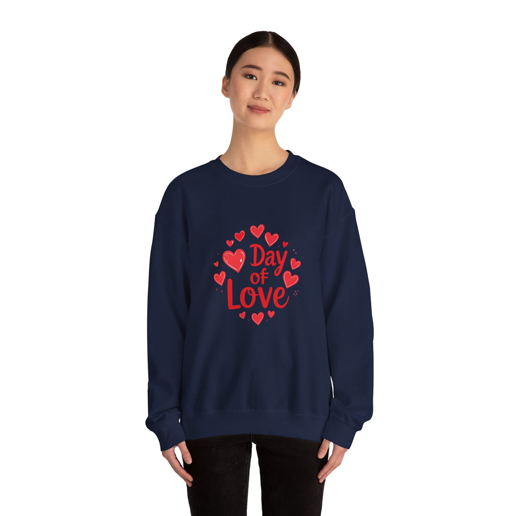 Christmas and Valentine "Day of Love" Crewneck Sweatshirt