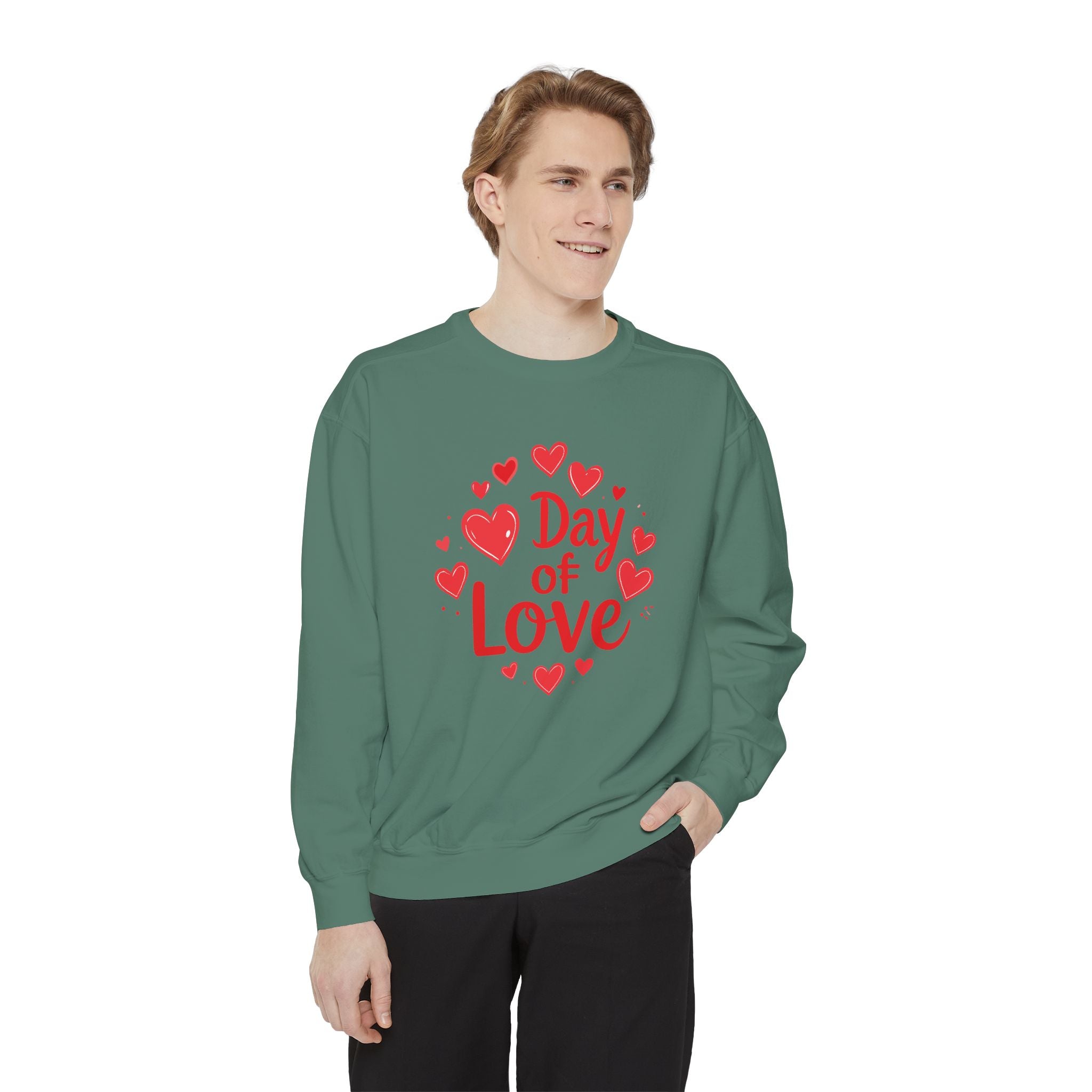 Heart Day Unisex Sweatshirt - Day of Love Design