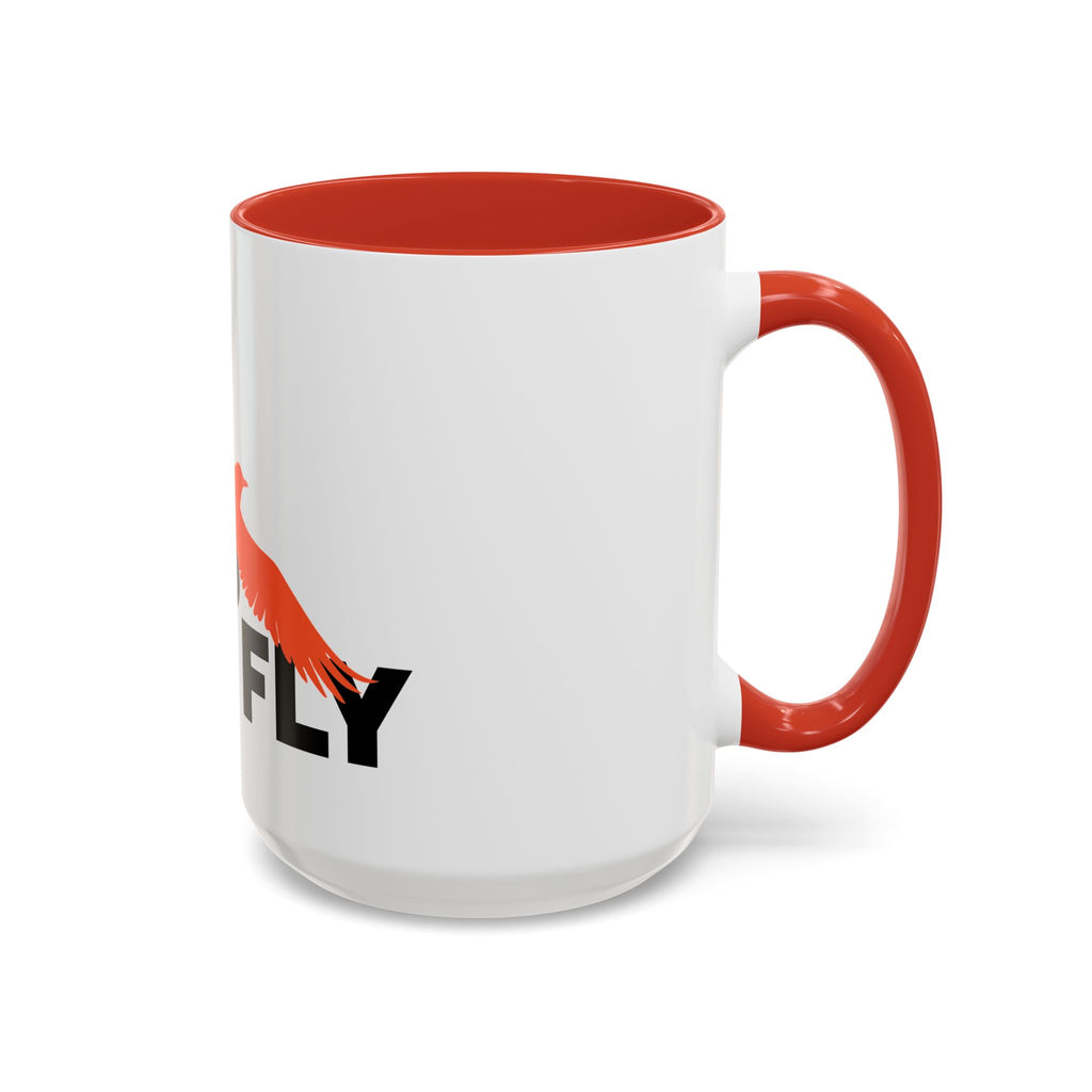 Let’s Fly Coffee Mug — Inspirational Bird Design Accent Mug (11/15oz)