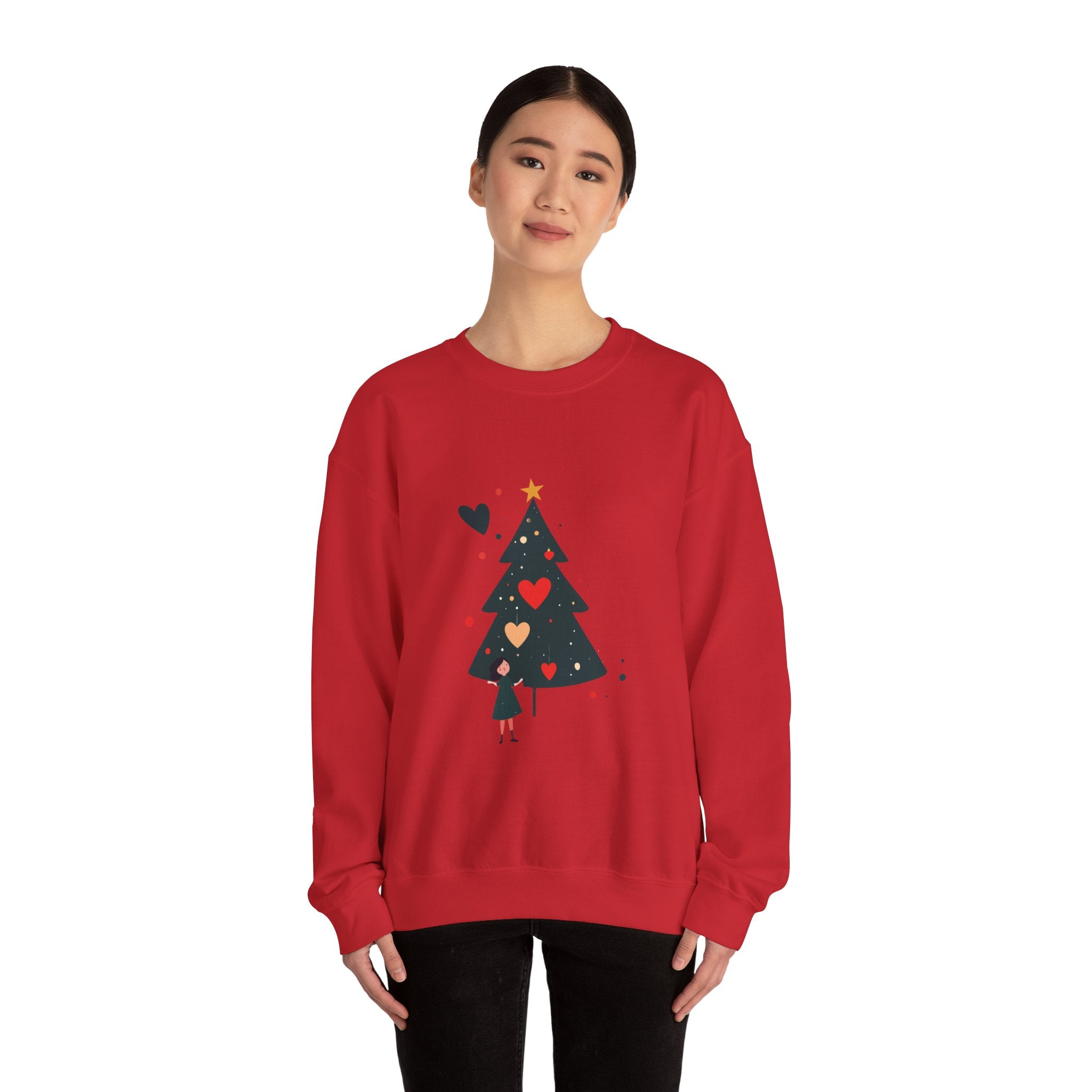 Christmas Tree Heart Sweatshirt