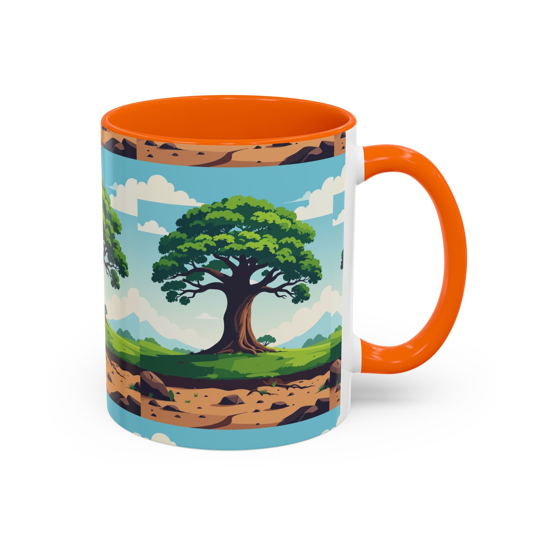 Oak Tree Scenic Accent Coffee Mug Nature Landscape 11/15oz