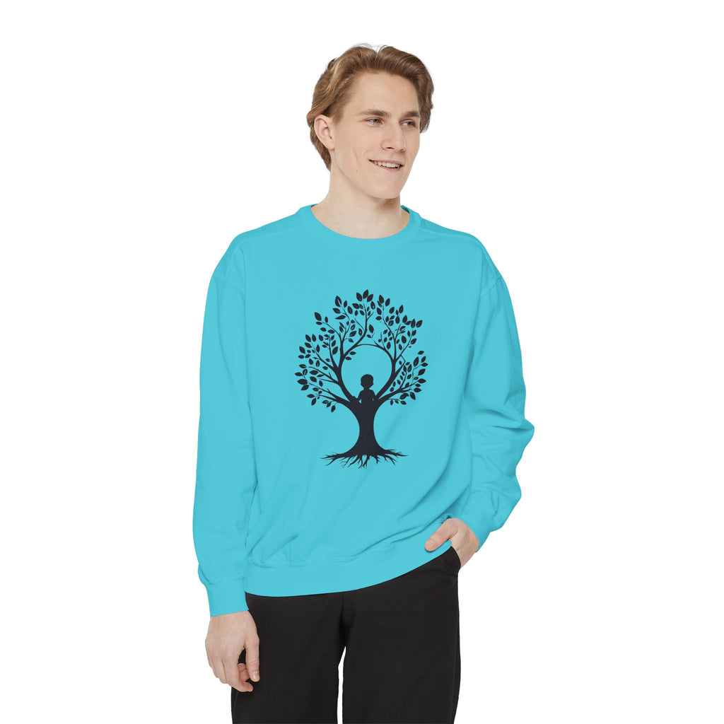 Tree of Life Sweatshirt Yoga Meditation Spiritual Crewneck