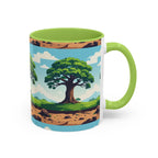 Oak Tree Scenic Accent Coffee Mug Nature Landscape 11/15oz