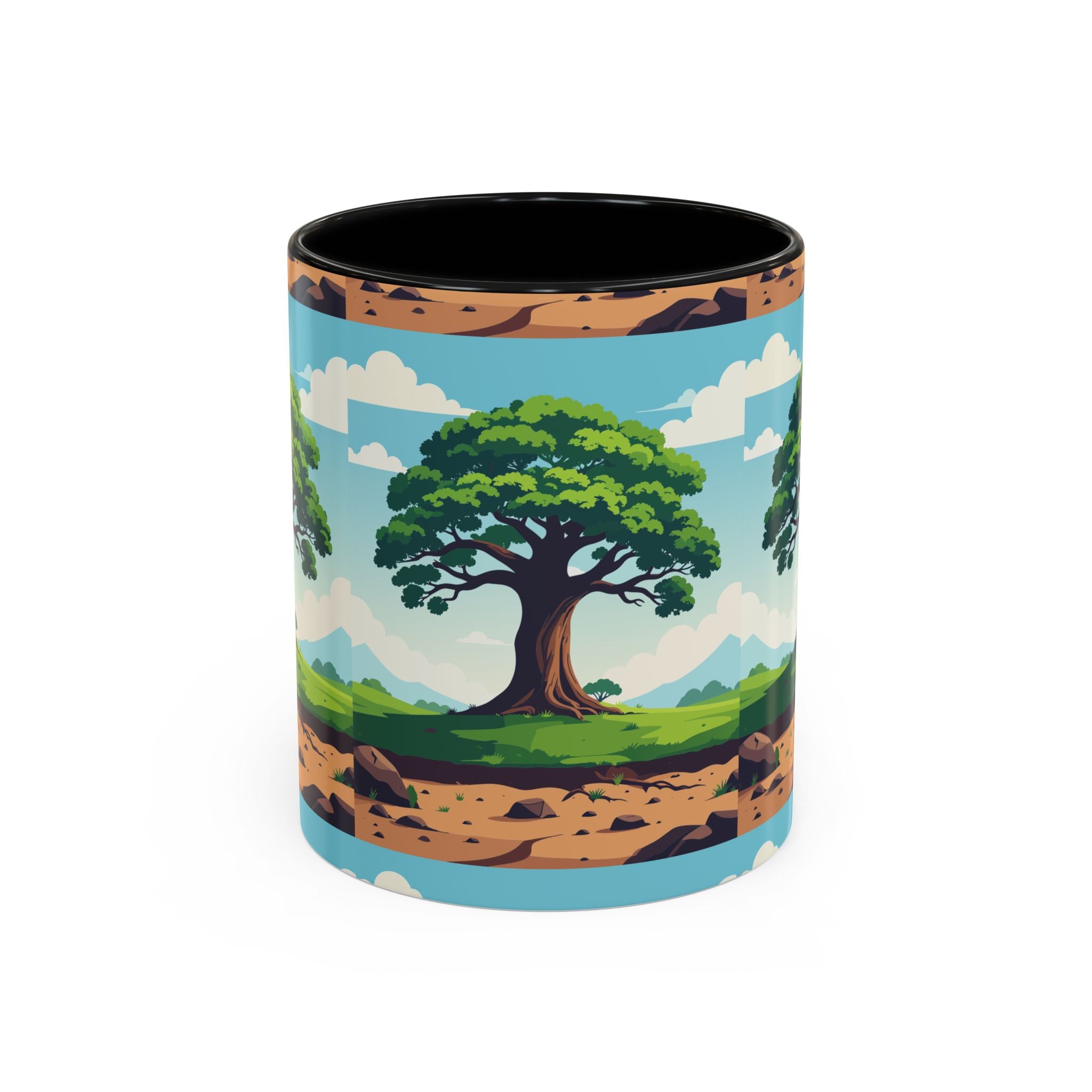Oak Tree Scenic Accent Coffee Mug Nature Landscape 11/15oz