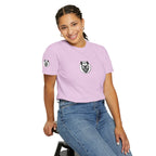 Embroidered Hyena Crest Vintage Logo T-Shirt - Minimal Animal Emblem Tee