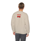 Crewneck Sweatshirt "Cherry Bomb" Retro Cherries Graphic