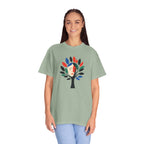 Tree of Faces T-Shirt Colorful Abstract Tree Graphic Tee