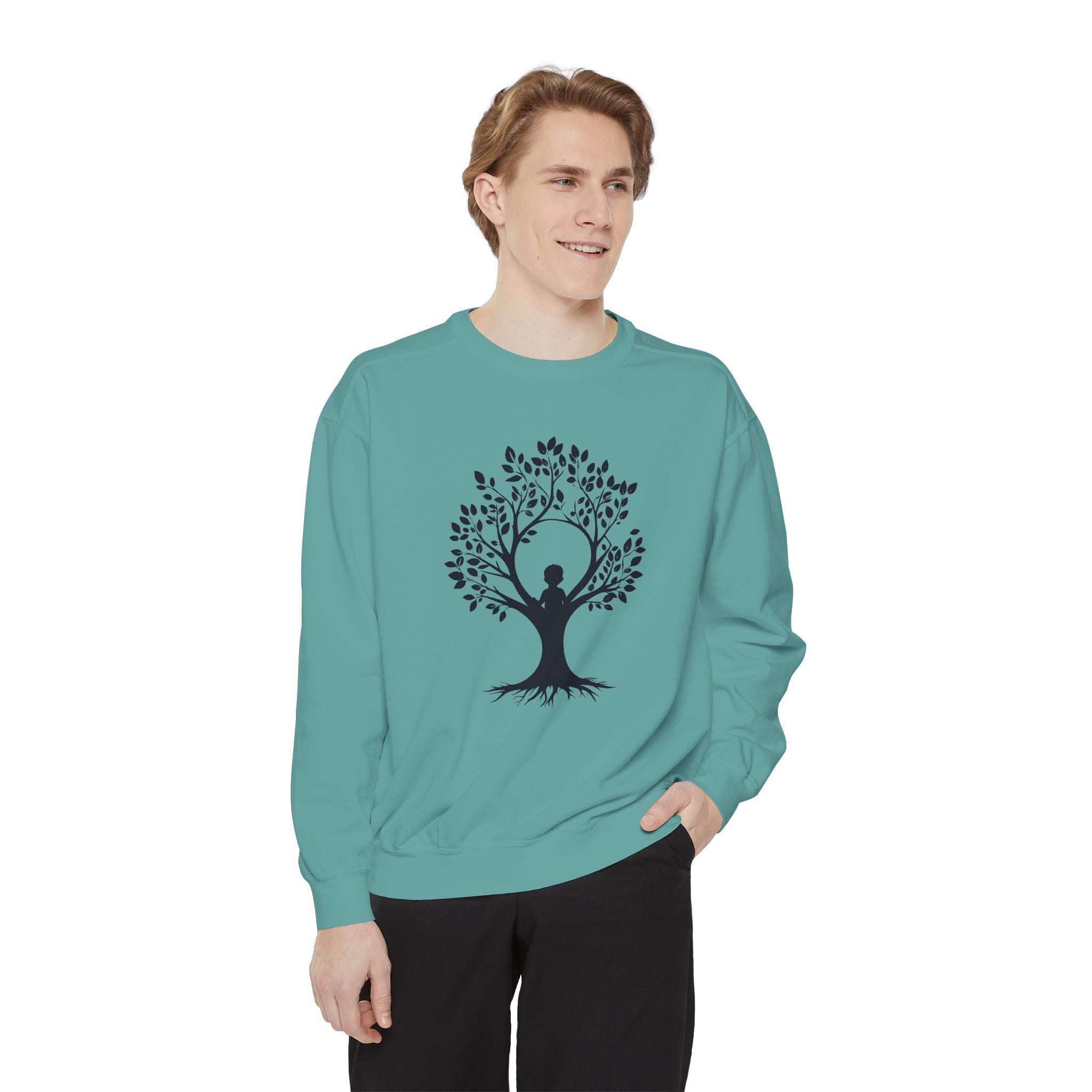 Tree of Life Sweatshirt Yoga Meditation Spiritual Crewneck