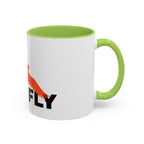 Let’s Fly Coffee Mug — Inspirational Bird Design Accent Mug (11/15oz)