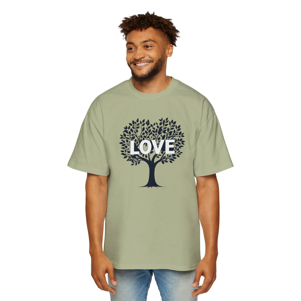 Love Tree Tee Men's Oversized Graphic T-Shirt