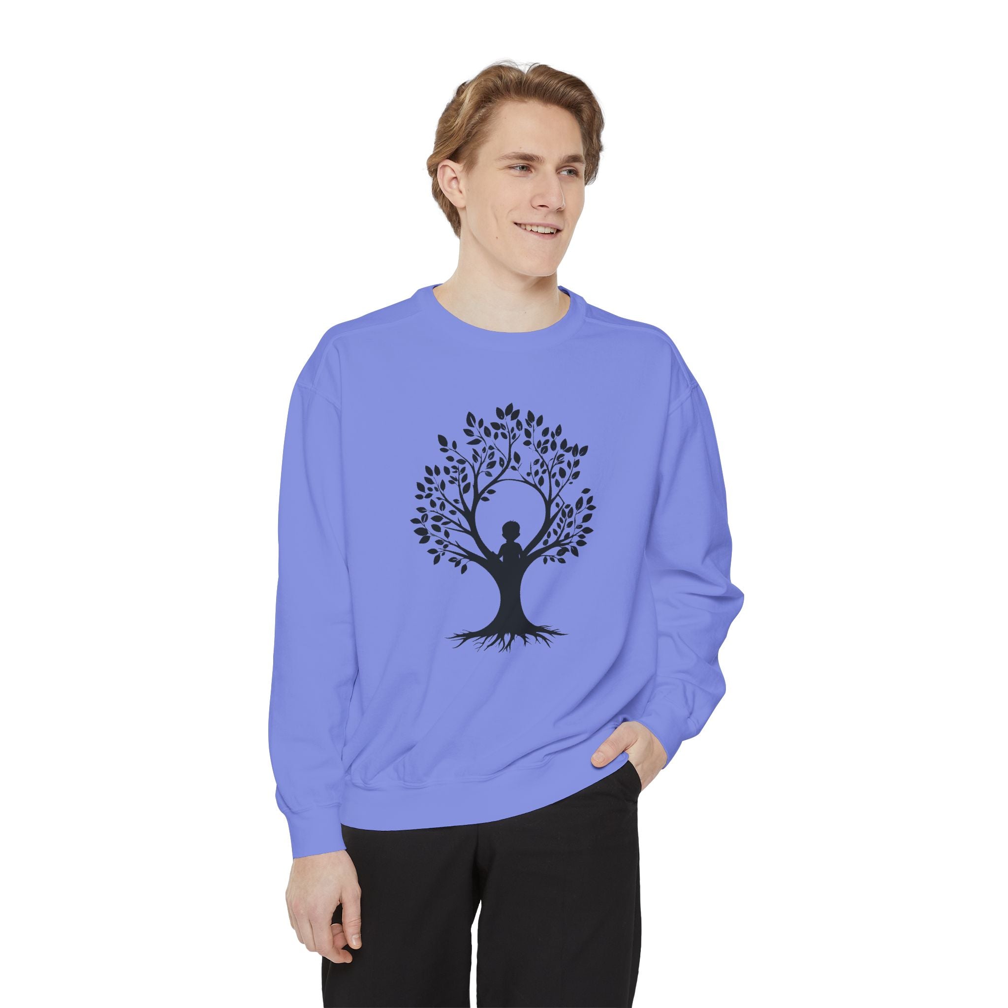 Tree of Life Sweatshirt Yoga Meditation Spiritual Crewneck
