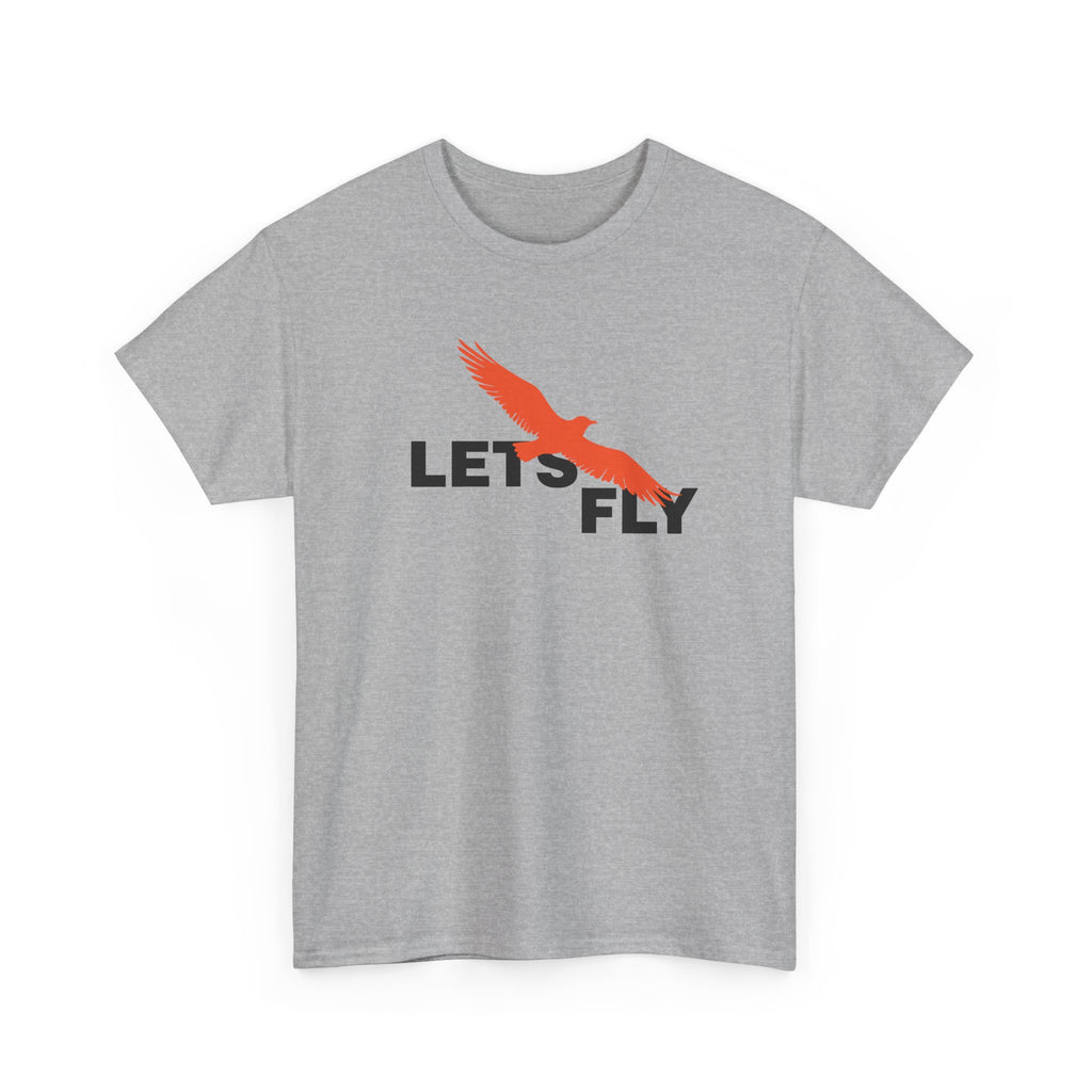 Lets Fly T-Shirt — Minimal Bird Graphic Tee