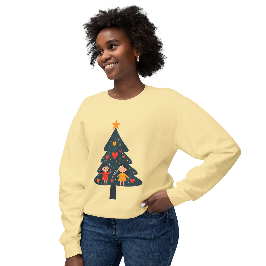 Christmas Tree Sweatshirt — Cute Kids Holiday Tree Design