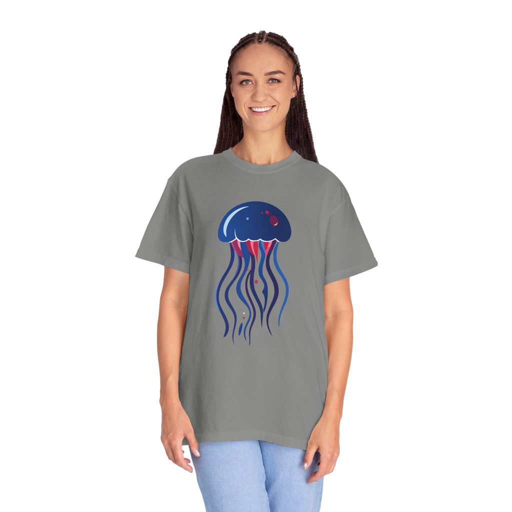 Jellyfish Graphic T-Shirt Nautical Ocean Sea Life Tee