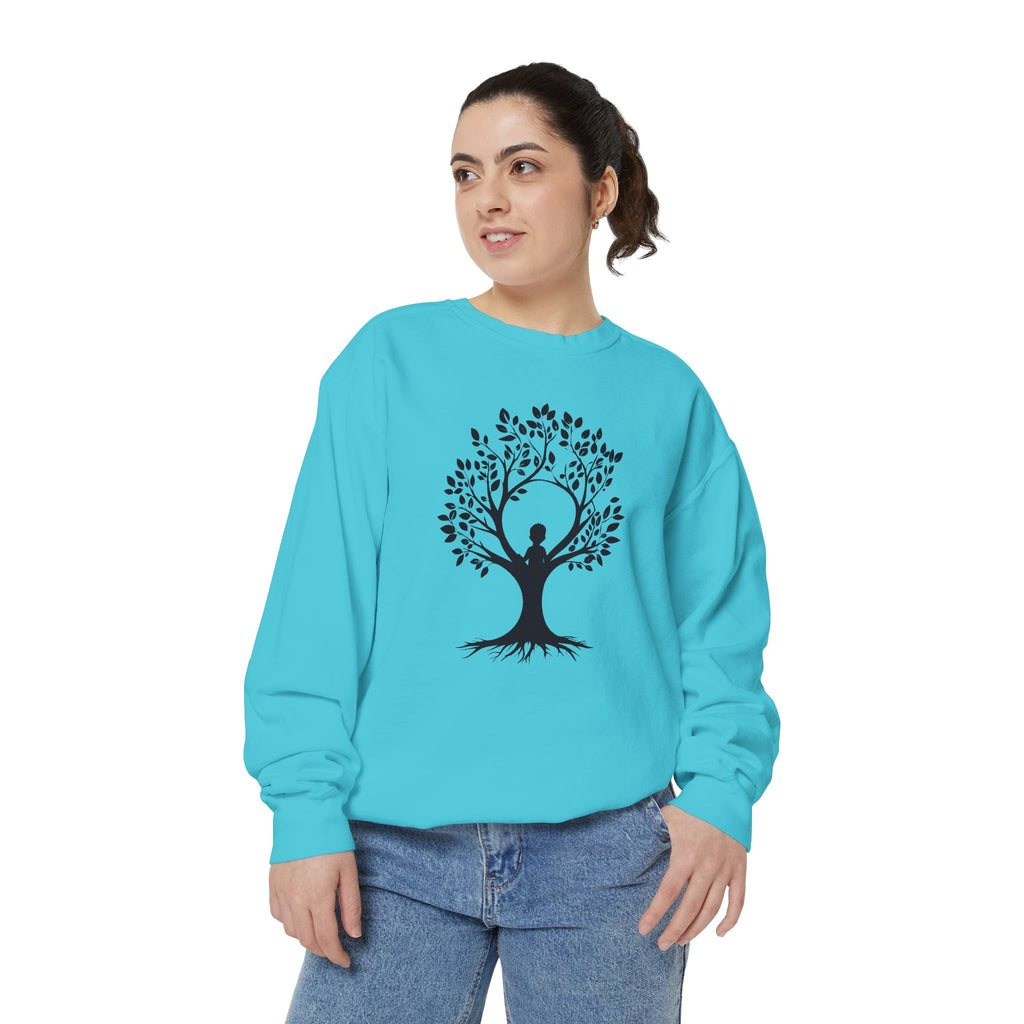 Tree of Life Sweatshirt Yoga Meditation Spiritual Crewneck
