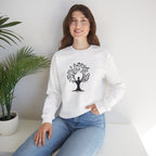Crewneck Sweatshirt Tree of Life Yoga Silhouette