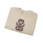 Dragon Ouroboros Crewneck Sweatshirt Gothic Snake Infinity Design