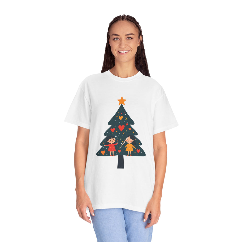 Christmas Tree Kids Graphic T-Shirt — Holiday Family Tee