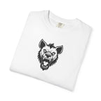 Hyena Graphic Tee Fierce Roaring Head Shirt