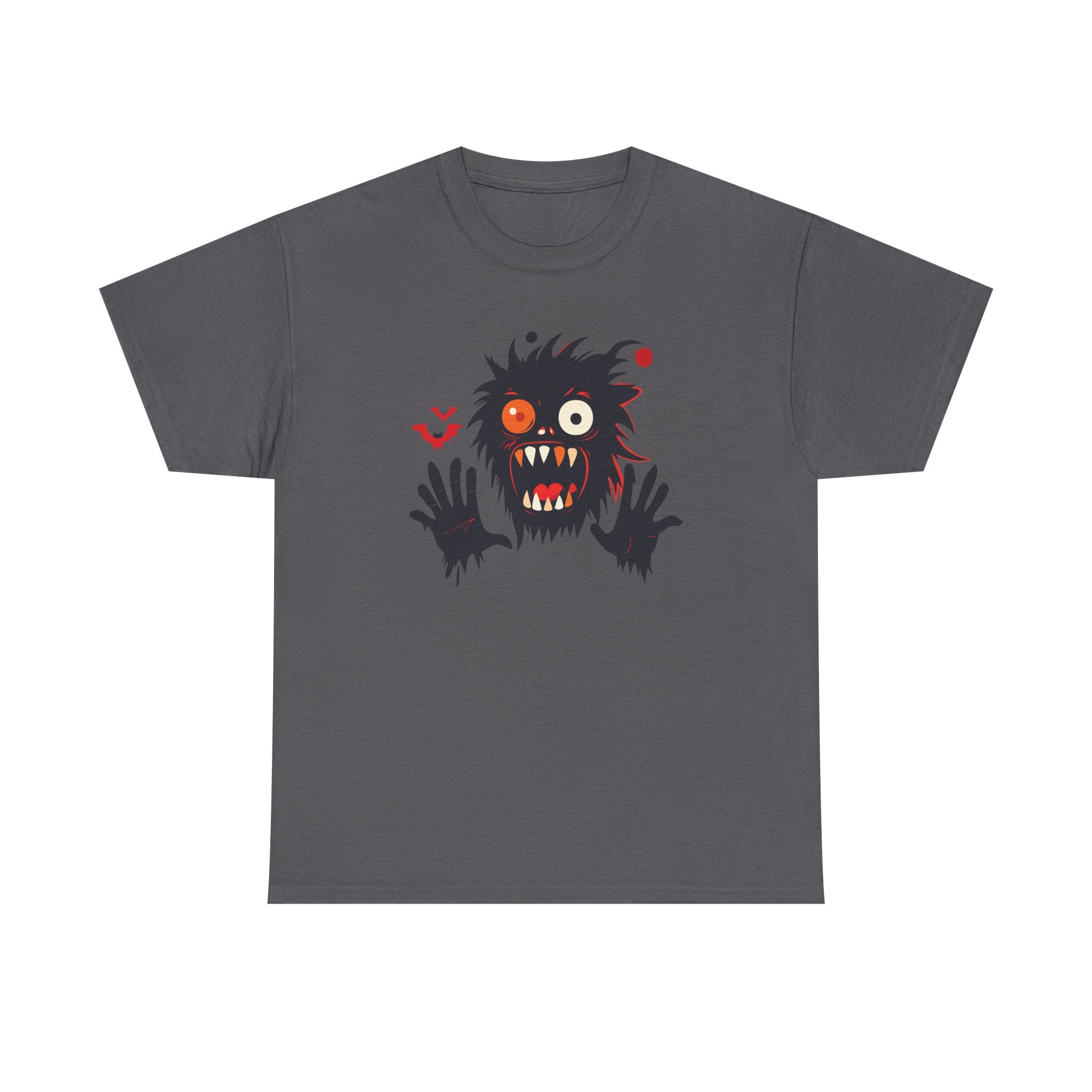 Monster Face T-Shirt Scary Creepy Graphic Tee (Halloween)