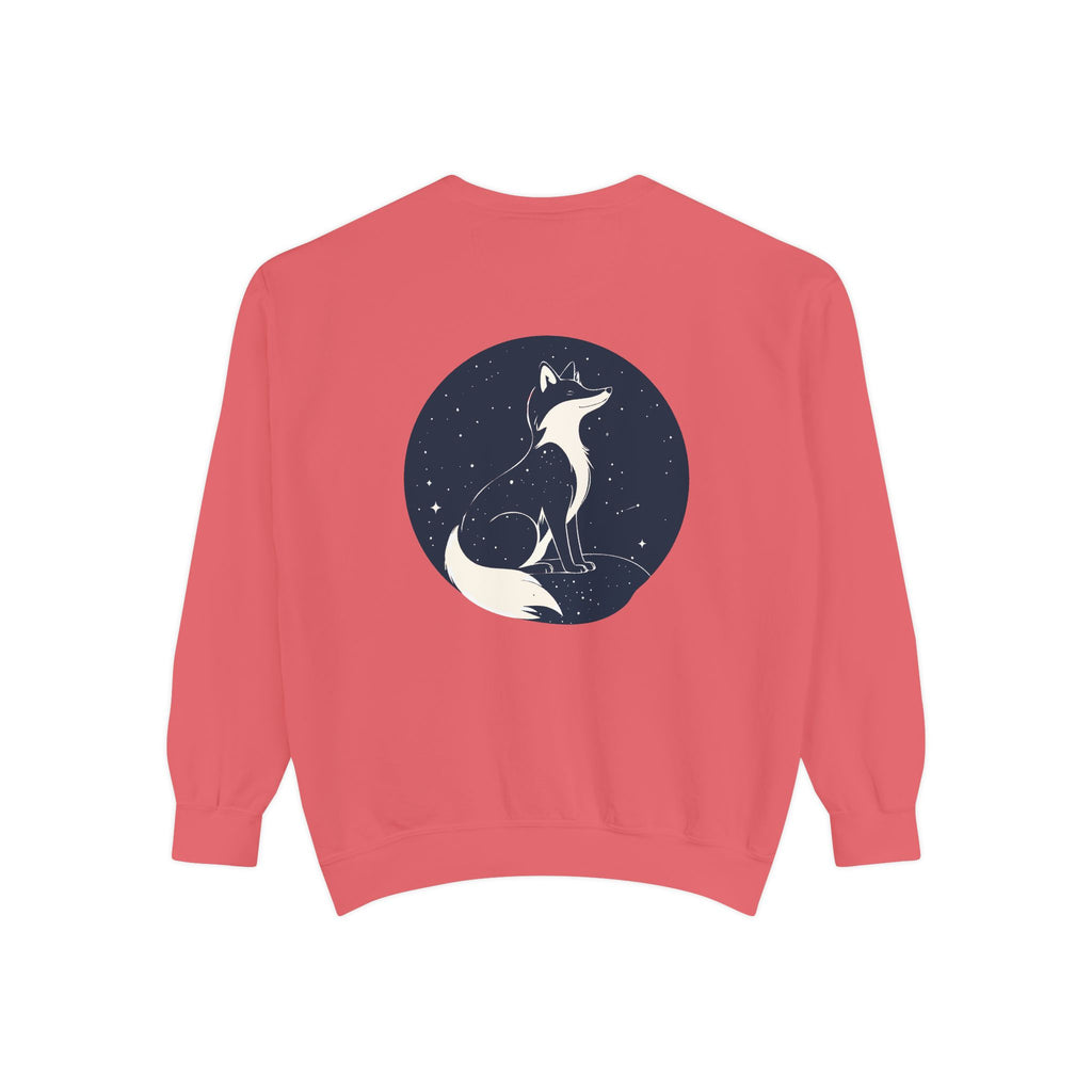 Fox Moon Sweatshirt Vintage Celestial Fox Crewneck