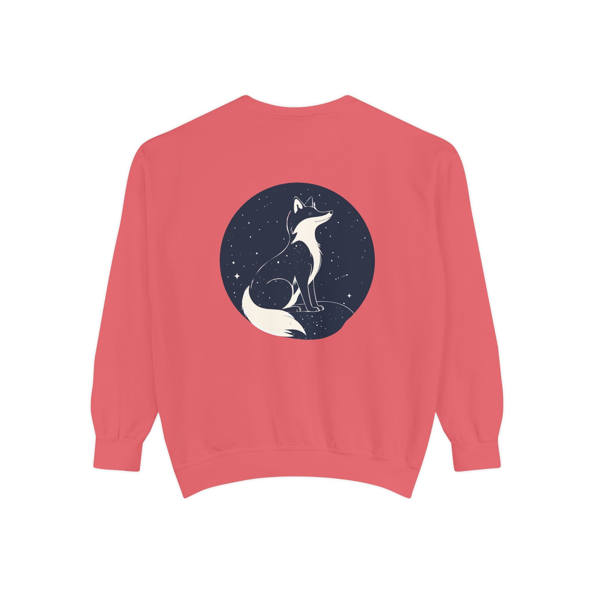 Fox Moon Sweatshirt Vintage Celestial Fox Crewneck