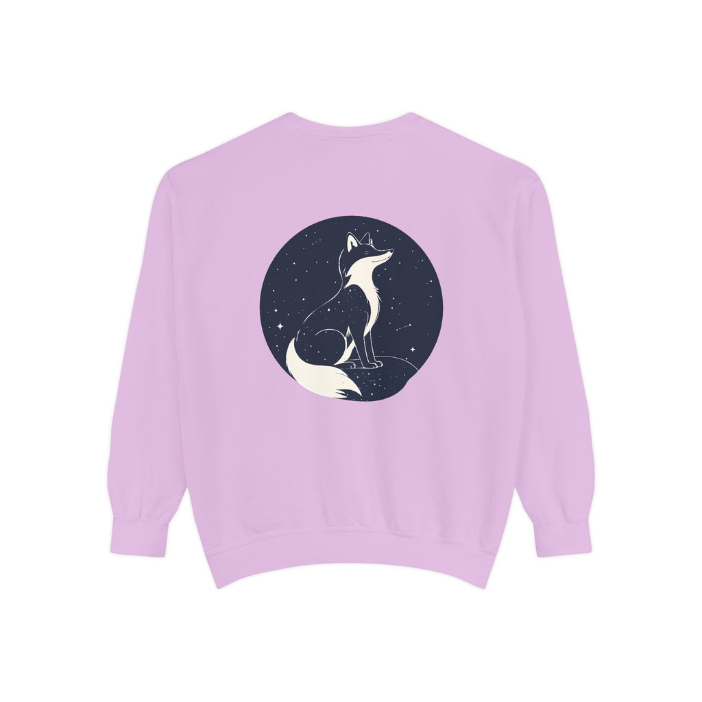 Fox Moon Sweatshirt Vintage Celestial Fox Crewneck