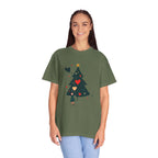 Christmas Tree Hearts T-Shirt — Cute Holiday Tree with Hearts Graphic