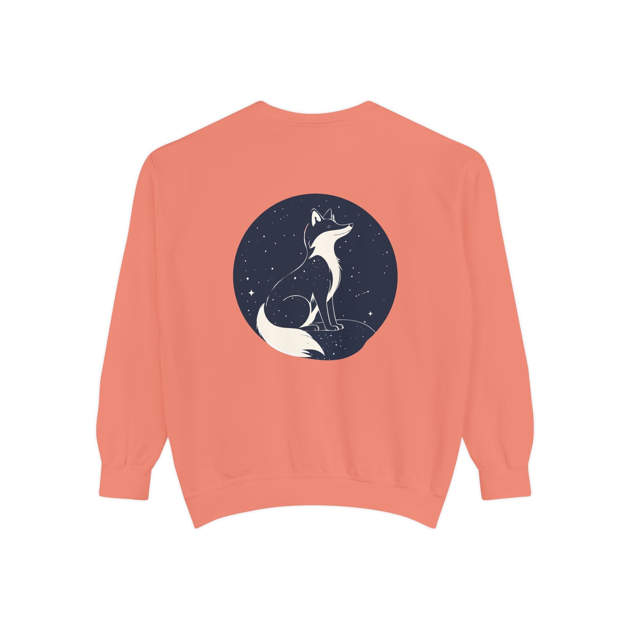Fox Moon Sweatshirt Vintage Celestial Fox Crewneck
