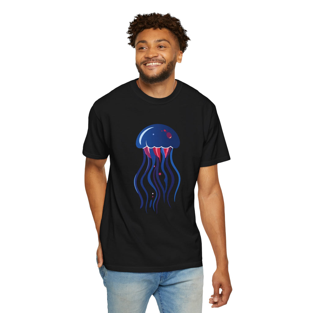 Jellyfish Graphic T-Shirt Nautical Ocean Sea Life Tee