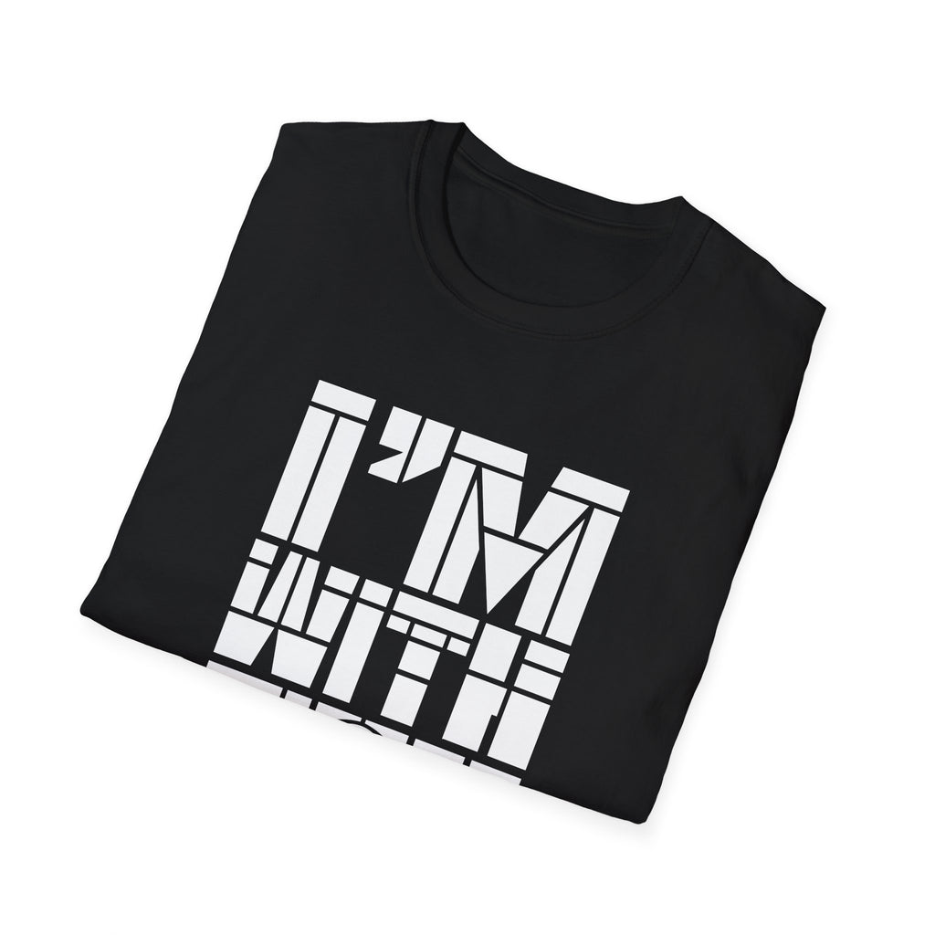 I’m With You Graphic Tee Bold Block Letter Statement T-Shirt