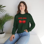Crewneck Sweatshirt "Cherry Bomb" Retro Cherries Graphic