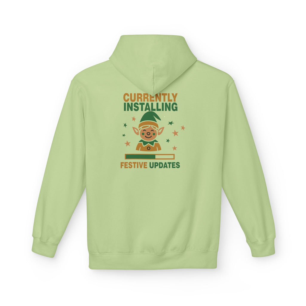 Holiday Hoodie "Currently Installing Festive Updates" Gingerbread Sweatshirt