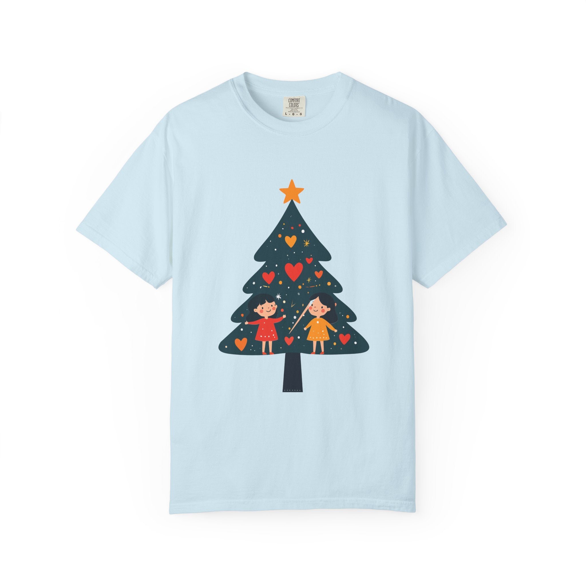 Christmas Tree Kids Graphic T-Shirt — Holiday Family Tee