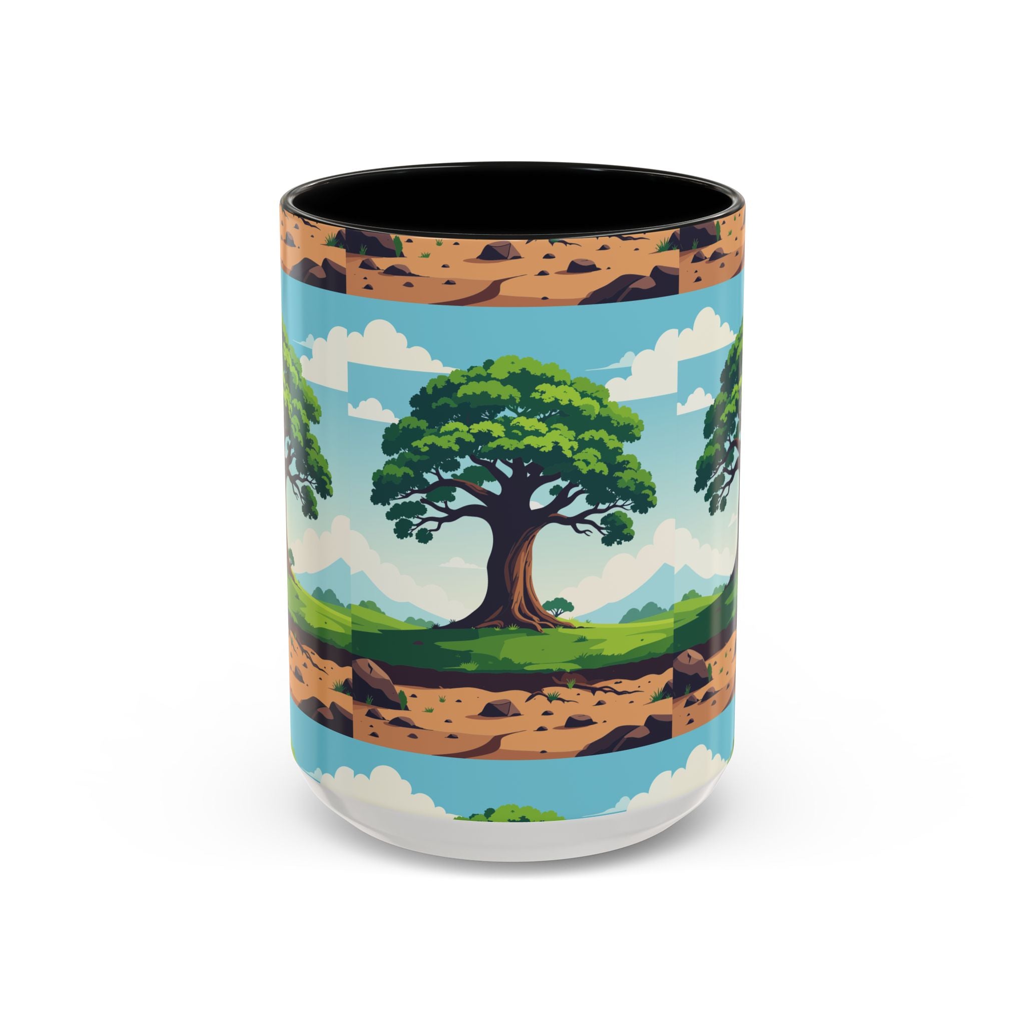 Oak Tree Scenic Accent Coffee Mug Nature Landscape 11/15oz