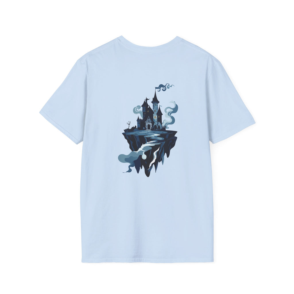 Haunted Floating Castle T-Shirt Spooky Gothic Fantasy Tee