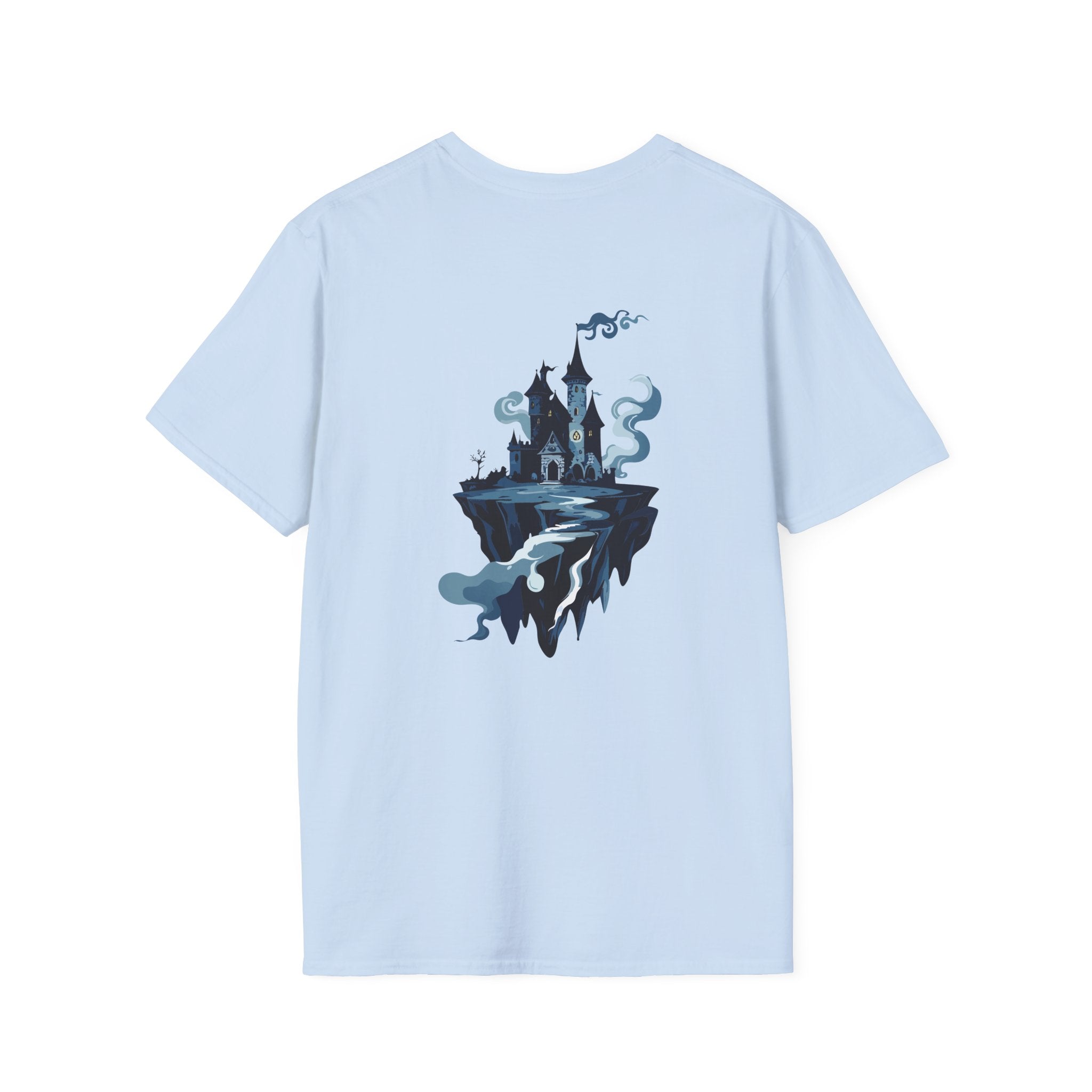 Haunted Floating Castle T-Shirt Spooky Gothic Fantasy Tee