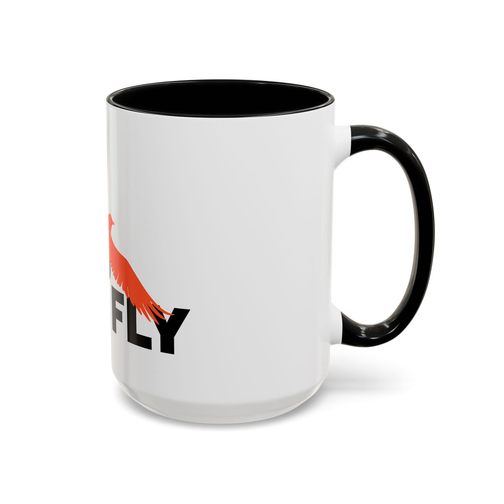 Let’s Fly Coffee Mug — Inspirational Bird Design Accent Mug (11/15oz)