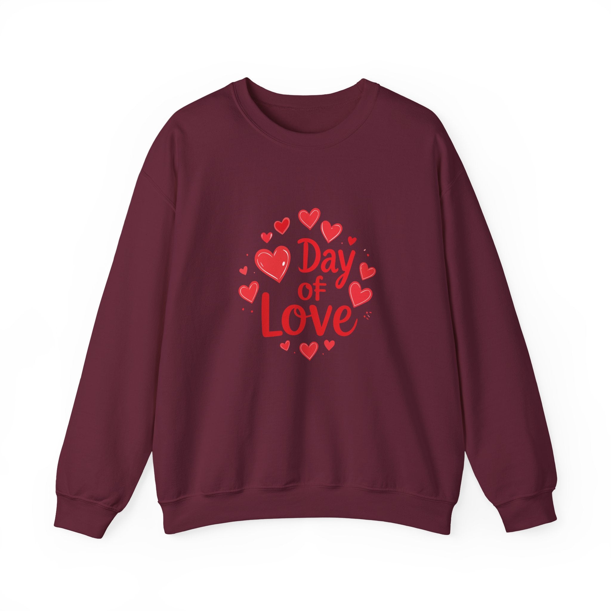 Christmas and Valentine "Day of Love" Crewneck Sweatshirt
