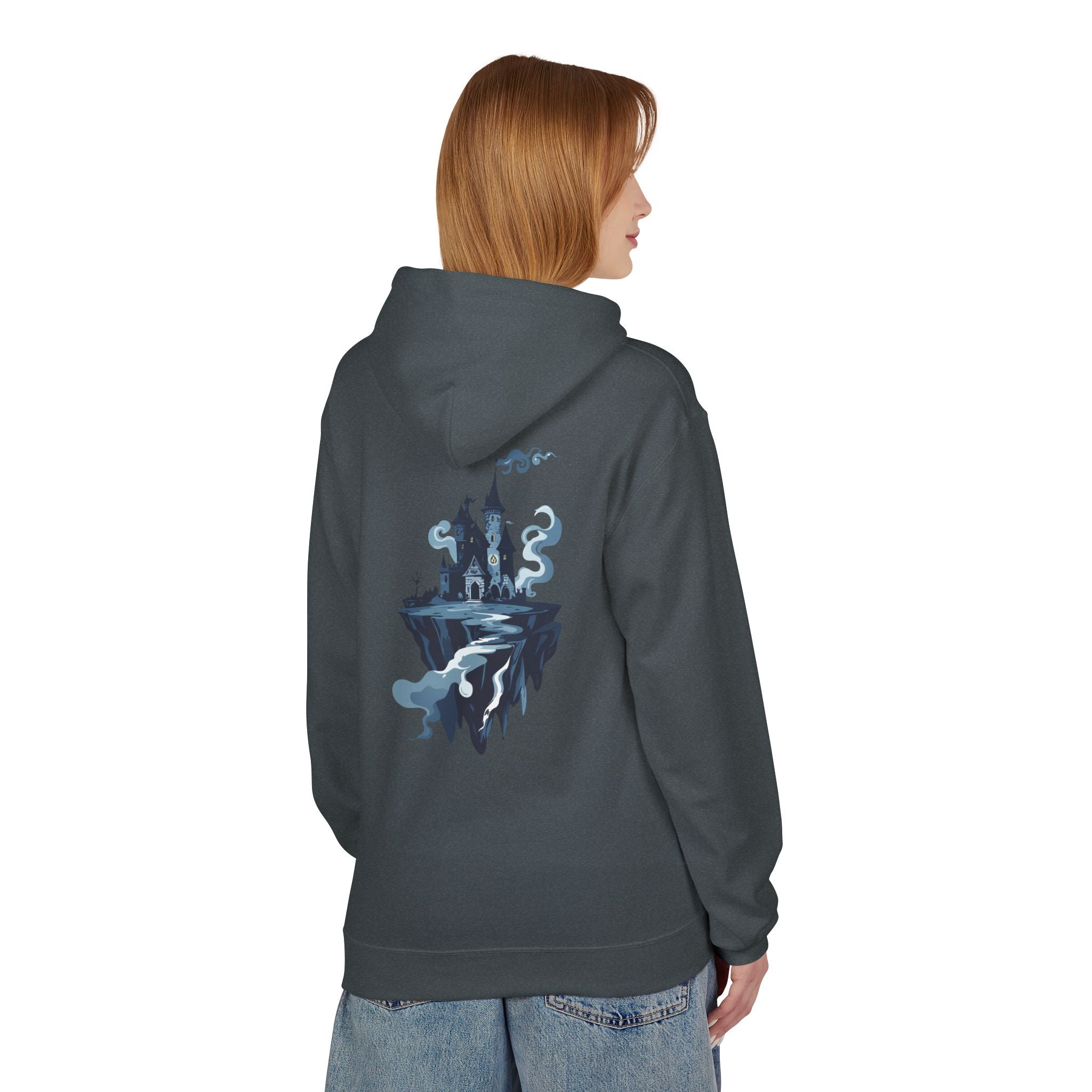 Floating Castle Hoodie Gothic Fantasy Graphic Pullover