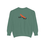 Let's Fly Sweatshirt — Graphic Bird Crewneck for Adventure Lovers